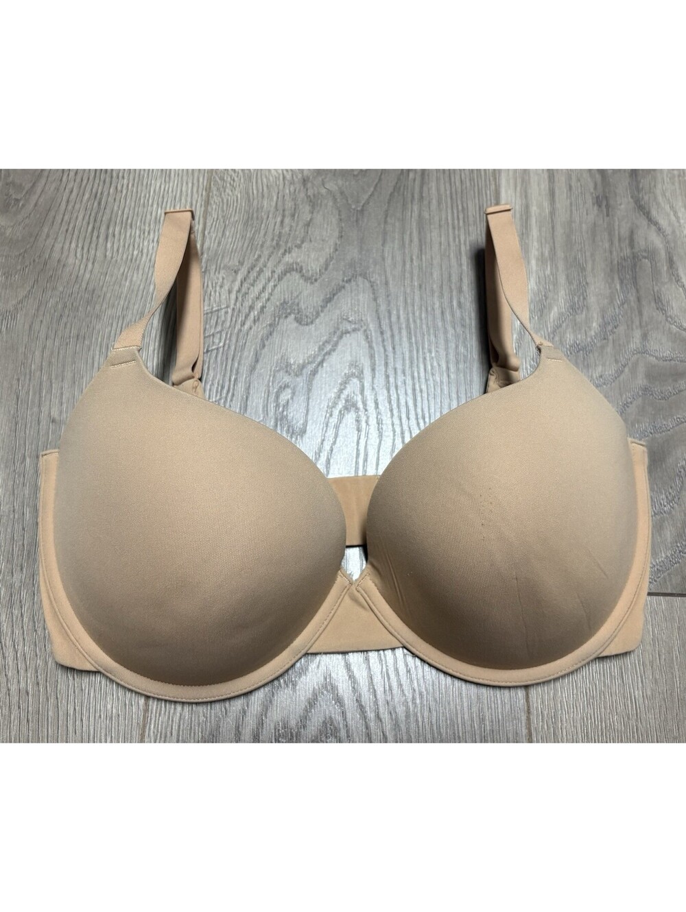 Skims Fits Everybody Push Up Demi Bra 34DD Sand